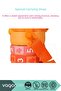 430ml Cute Eared Educational Math Flip Game Children's Steel Thermos with Straw and Strap Handle - 5