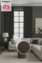 Natural Texture Linen Look Background Curtain – Extra-Firm Gathered, Rich Color Cartel Model, Simple and Stylish - 3