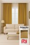 Solid Color Background Curtain – No Pleats, Extra Foam – Living Room and Sitting Room |   Custom & Ready-To-Wear