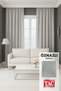Solid Color Background Curtain – Frequent Pleats – Living Room and Sitting Room |   Custom & Ready-To-Wear |   Simple, Stylish