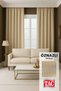 Solid Color Background Curtain – Frequent Pleats – Living Room and Sitting Room |   Custom & Ready-To-Wear |   Simple, Stylish