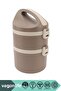 Bento 1800ml Lunchbox New Collection 2-Layer 4-6Hour Thermos Featured Steel Lunch Box