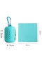 Towel with Silicone Case Microfiber Quick Drying Camping Bag Kitchen Accessory Portable - 4
