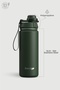 1 Hand Leak-Proof Leak Proof Steel Thermos 500 ml Green St-208 - 7