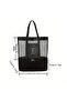 Lightweight Foldable Beach Bag with Cooler Compartment, Gym, Picnic, Outdoor Activity, Vacation Bag - 6