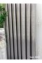 SUN FT632121 GRAY V-5401 1/3 BLANK PLEATED PHONE CURTAIN APM - 5