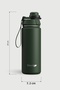1 Hand Leak-Proof Leak Proof Steel Thermos 500 ml Green St-208 - 8