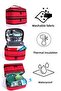 Insulated Thermal Picnic and Lunch Box Keeping Hot and Cold