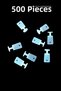 500 Pcs Machine Standing Curtain Roulette Button / Curtain Button 500 Pcs - 3