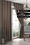 Taupe Light-Blocking Sun Visor Curtain, Heat and Light Impermeable Blackout Sun Visor, Unpleated (Single Panel Drapery Curtain)