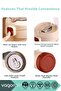 Bento 1800ml Lunchbox New Collection Steel Lunch Box with 2 Bowls 4-6 Hours Thermos Feature - 6