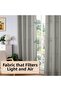 Linen Background Curtain - Gray Linen Background Curtain with Non-Pleated Cornice 1. Quality Single Wing Wrinkle-Free Linen Backrest Pad - 3