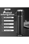 Steel Thermos Set - Vacuum Thermos Set with 3 Cups - 4