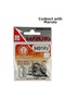 9491Rv Maru-Kaizu Cross Fishing Hook Black Nickel-No:16 - 2