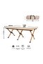Atlas Aluminum Folding Table Rectangular - 2