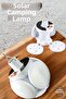Camping Lamp Searchlight White Light Solar Powered Solar Lighting 5 Blades Foldable