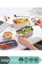 Bento 2000ml Lunchbox New Collection 2 Layers 3 Compartments Steel Lunch Box with Mini Bowl - 5
