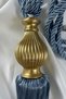 Fon Curtain Binding Gold Kuka Indigo Ceiling Luxury Cornice Braçol Single Piece Curtain Holder - 4