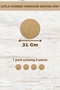 Supla American Service Runner Mdf 3 mm Thickness 50 Size Options (1-50 cm)
