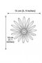 Curtain Accessory Polyester Sleeve Curtain Holder Flower Model Premium Curtain Iron 1 Piece - 6