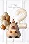 Capybara Birthday Balloon Set Age Balloon Balloon Chain Set