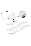 5 Lens 1.0X-3.5X Adjustable Glasses Magnifier With 2Led Light 9892B2 - 4