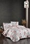 100% Cotton Eliza Mink Double Duvet Cover Set