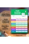 Tooth Brushing Chart Write-Erase Table Pvc Coated Durable Write-Erase Pen Gift - 2
