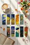 Van Gogh Themed Set of 10 Bookmarks - Laminated Glossy Photo Print - Water Resistant