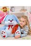 Cute 80 cm Rabbit - Soft Friend Holding a Carrot