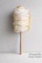 شراشيب من صوف الأغنام لإزالة الغبار - من الخيزران - تستخدم كديكور وعملية - ناعمة للغاية - فرشاة لإزالة الغبار