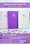Hardcover Dotted Notebook and 9-Piece Collection Sticker Set – Bullet Journaling & Planning