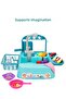 Blue Kitchen Sink Play Set – Toy Kitchen Set with Accessories - 2
