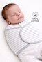 100% Cotton Newborn Swaddle - Soft Padded, Adjustable Velcro Baby Swaddle