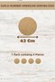 Supla American Service Runner Mdf 3 mm Thickness 50 Size Options (1-50 cm)