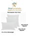 Silver Detail Throw Pillow Cover Stain Resistant Erasable - 2