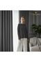 Anthracite Blackout, Light Sun-Blocking Blackout Curtain, Drapery Curtain, Unpleated A QUALITY++ [ENXBOY] - 3