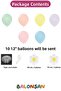 Balloon Set 60 Pieces (Macaron Pink-Yellow-Green-Lilac-Blue-Salmon) - 2