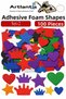 Shaped Eva Adhesive Set-2 1 Pack of 100 Self-Adhesive Eva Stickers Preschool Daycare Kindergarten