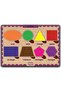Wooden English Shapes-fruits-professions-forest Animals Set of 4 Educational-tutorial Puzzle - 6