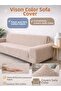 Boucle Bohemian Elasticated 3-Seater Sofa Cover, Non-Slip Flexible Seat Cover, Couch Cover, Sofa Bed Cover - 3