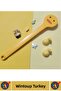 Durable Soft Natural Bristles Wet Dry Use Cute Duck Design Shower Bath Body Scrubber Brush - 2