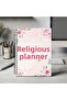 Islamic Religious Planner with Roses - Nameless - Pvc Cover - 50 Sheets - A5
