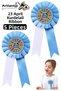 23 April Ribbon Badge 5 Pieces Blue and White Collar Badge Children's Day Event 15 cm Kokart