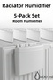 5 Pieces Air Fresh Panel Heating Waterer Humidity Protector Rz-102