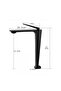 Aurora Chrome Bowl Sink Faucet – Polished Chrome Finish, Tall Model - 3