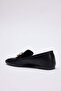 Siyah Toka Detaylı Kadın Loafer TAKSS26LA00009 - 7