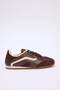 Koyu Kahverengi Kadın Sneaker TAKSS26SN00001 - 4