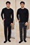 Black-Multicolor 2-Pack Cotton Knitted Pajama Bottoms Tmnaw26Pj00005