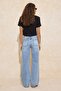 Mavi*002 Yüksek Bel Wide Leg Geniş Paça %100 Pamuk Non-Stretch Jeans TWOSS23JE00083 - 4